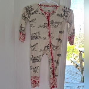 Western Christmas Bamboo Zippy